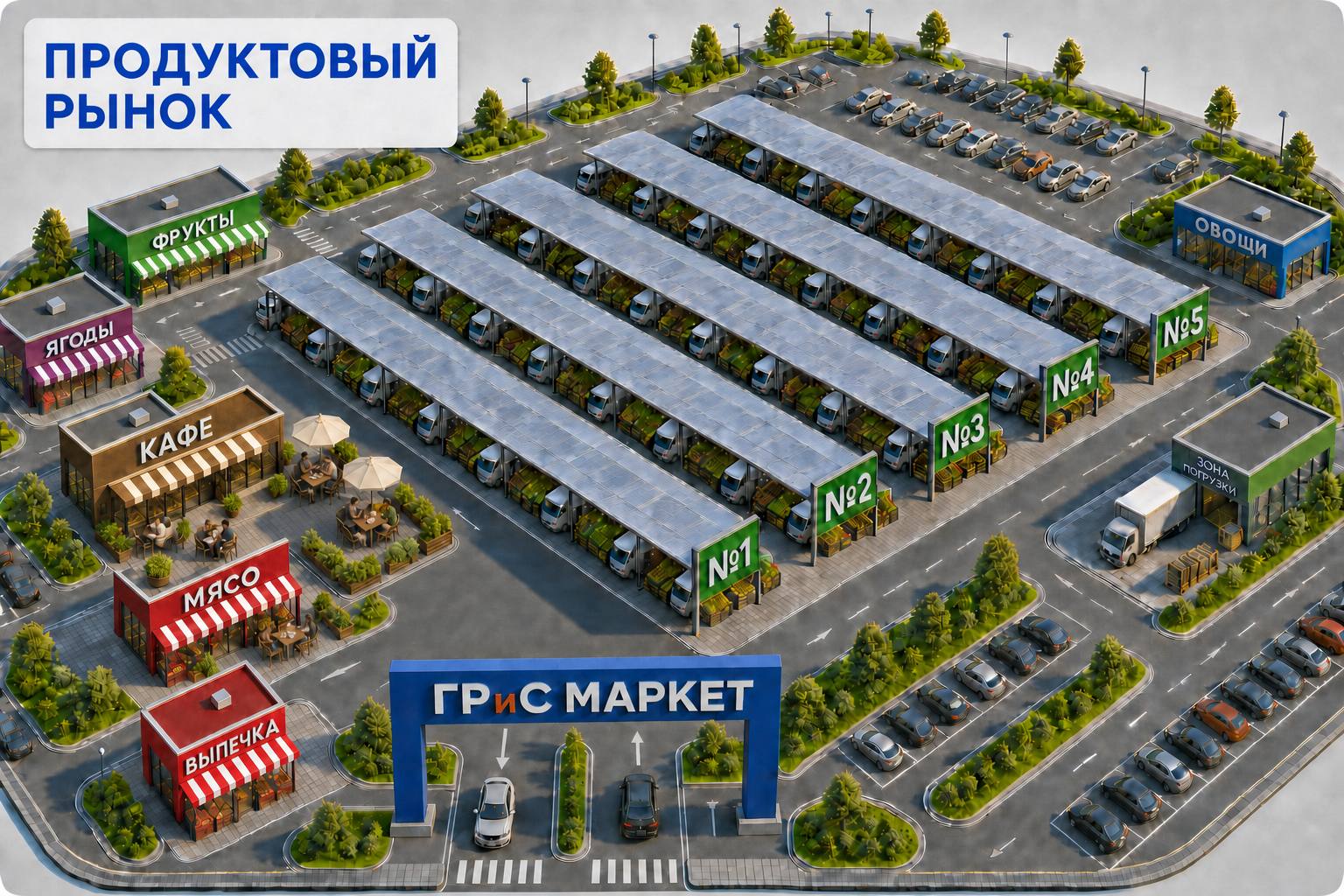 Продуктовый рынок